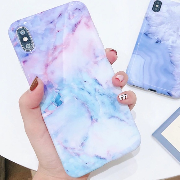 NEW iPhone 7+/8+ Watercolor Marble Case - Picture 4 of 5